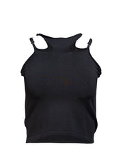 Current Boutique-Dion Lee - Black Halter Tank Top Sz 2