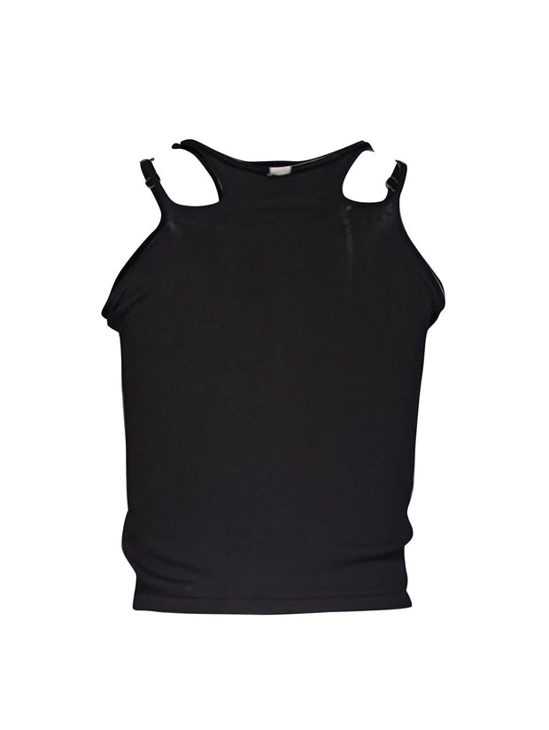 Current Boutique-Dion Lee - Black Halter Tank Top Sz 2