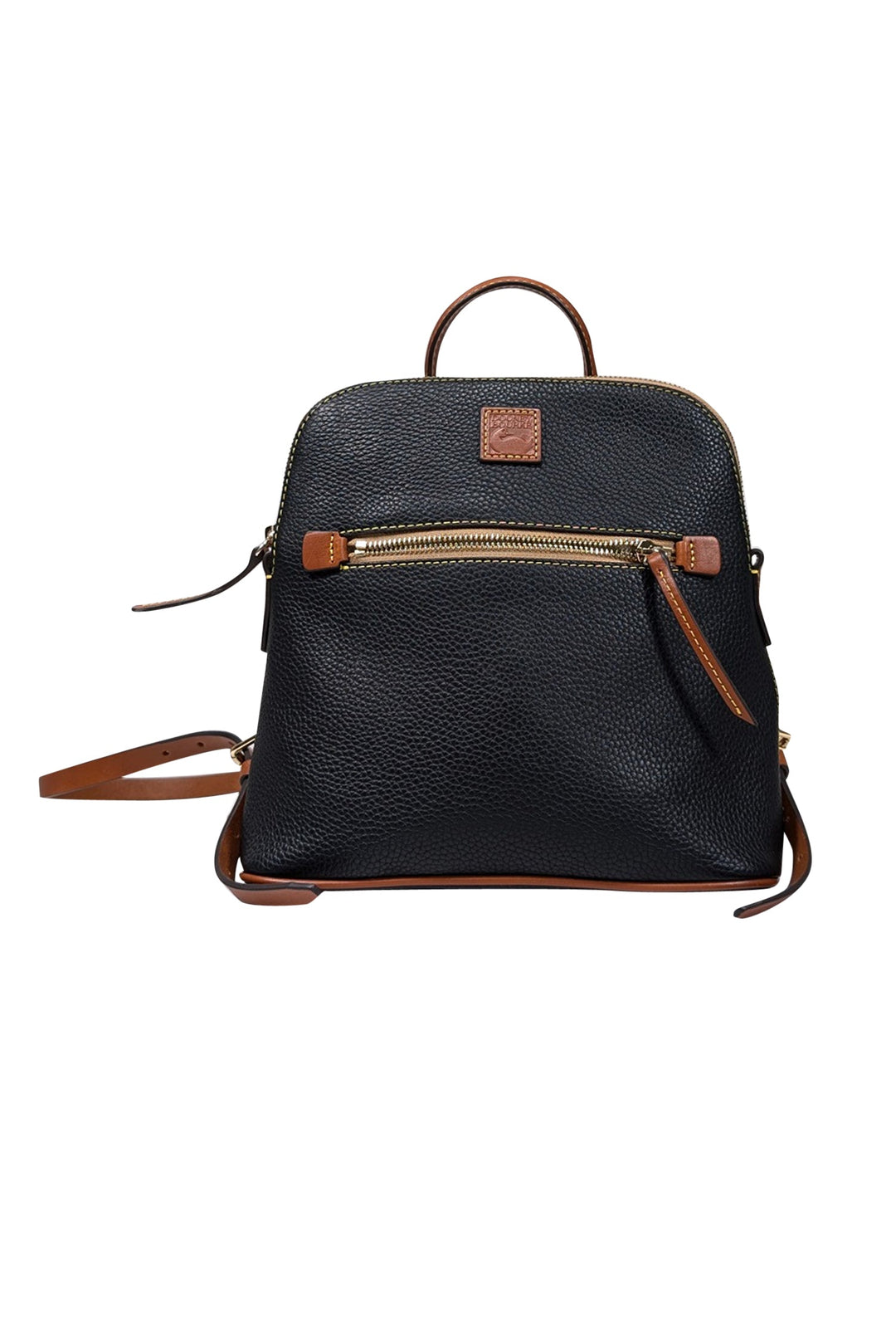 dooney & bourke black leather backpack purse Dooney & Bourke