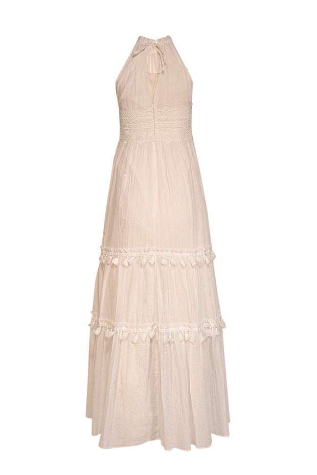 eliza j white lace dress ELIZA J Women Size 6 Ivory Floral Lace Off The Shoulder Fit & Flare Dress