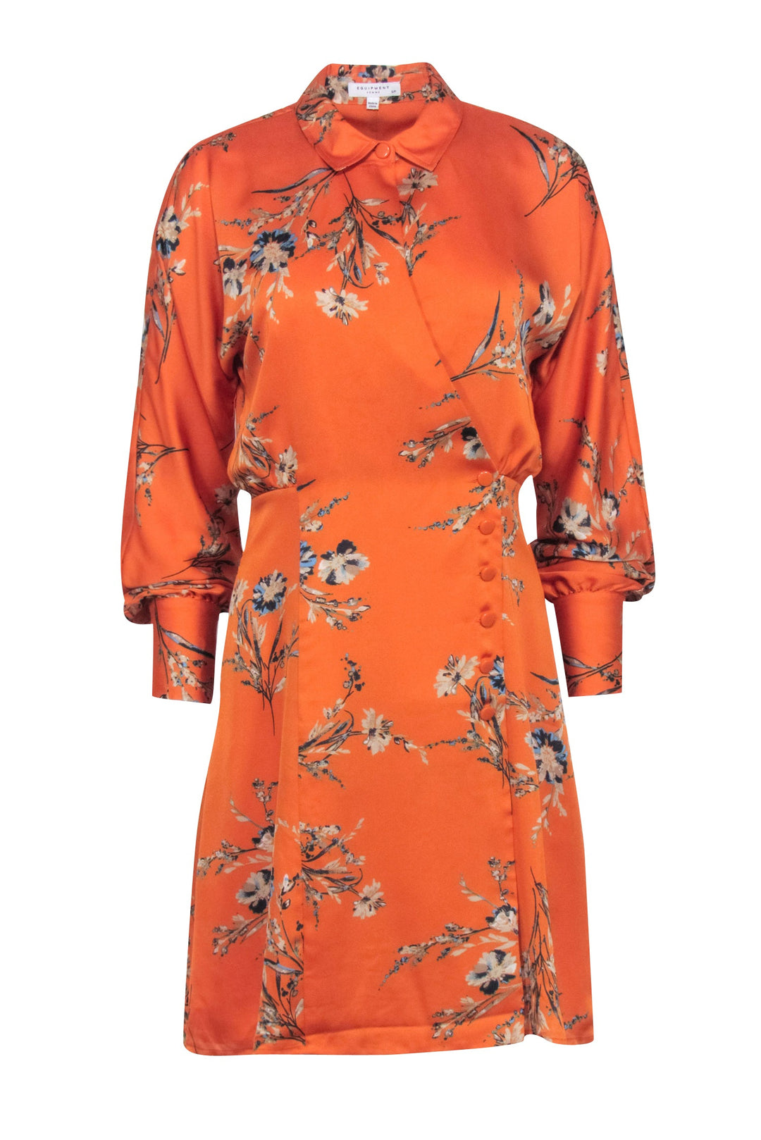 equipment silk wrap dress Equipment | Dresses | Equipment Adisa Wrap Satin Dress