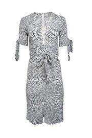 Current Boutique-Faithfull the Brand - White w/ Blue & Green Floral Print Dress Sz 4