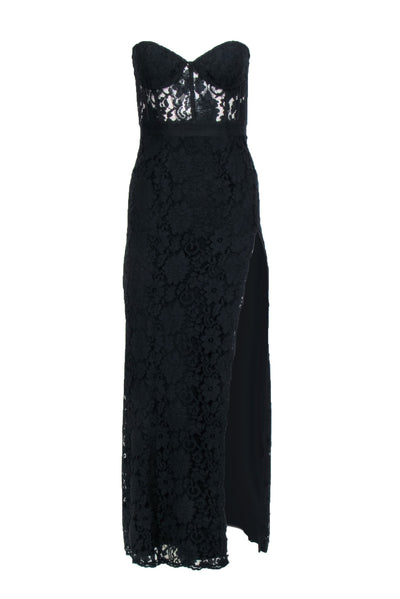 Fame and Partners - Black Strapless Lace Dress Sz S Fame and Partners - Black Strapless Lace Dress Sz S