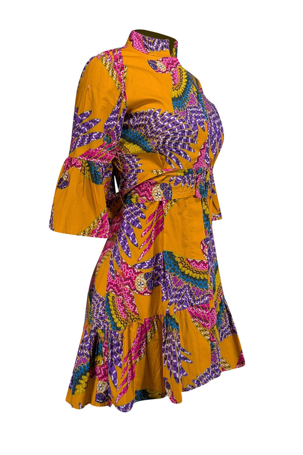 Farm Rio Beaded Macaws Mini DRESS, Beaded Macaws / XS
