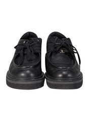 Current Boutique-Ferragamo - Black Leather "Euripilo" Platform Loafers Sz 10.5