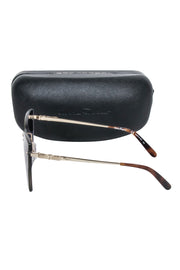 Current Boutique-Ferragamo - Gradient Purple Lens Large Frameless Sunglasses