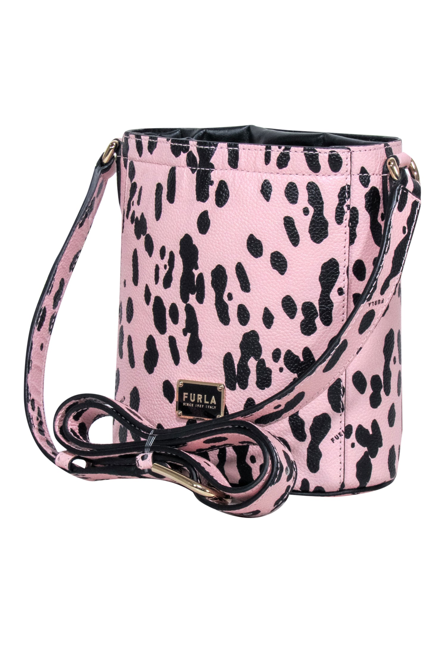 Furla Blush Pink Leather Drawstring Backpack Mini Bag BLUSH PINK Furla Iride | Furla US main image 2