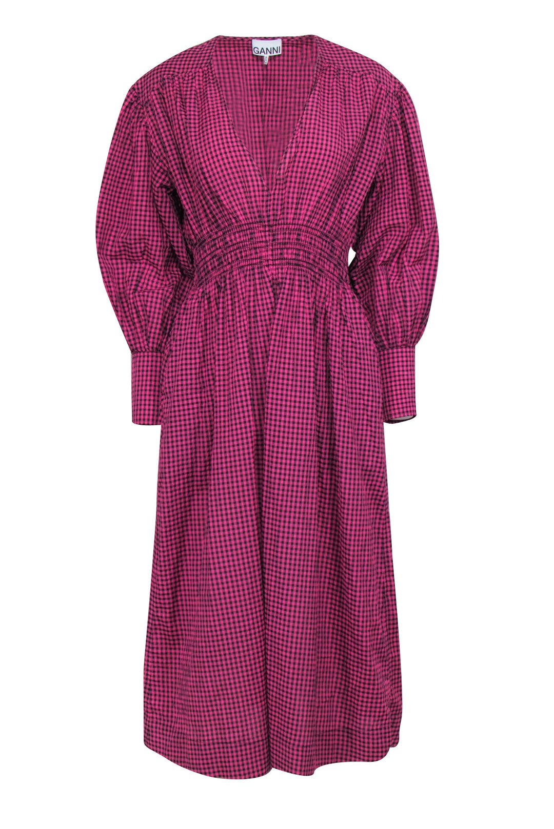 ganni pink dress Ganni