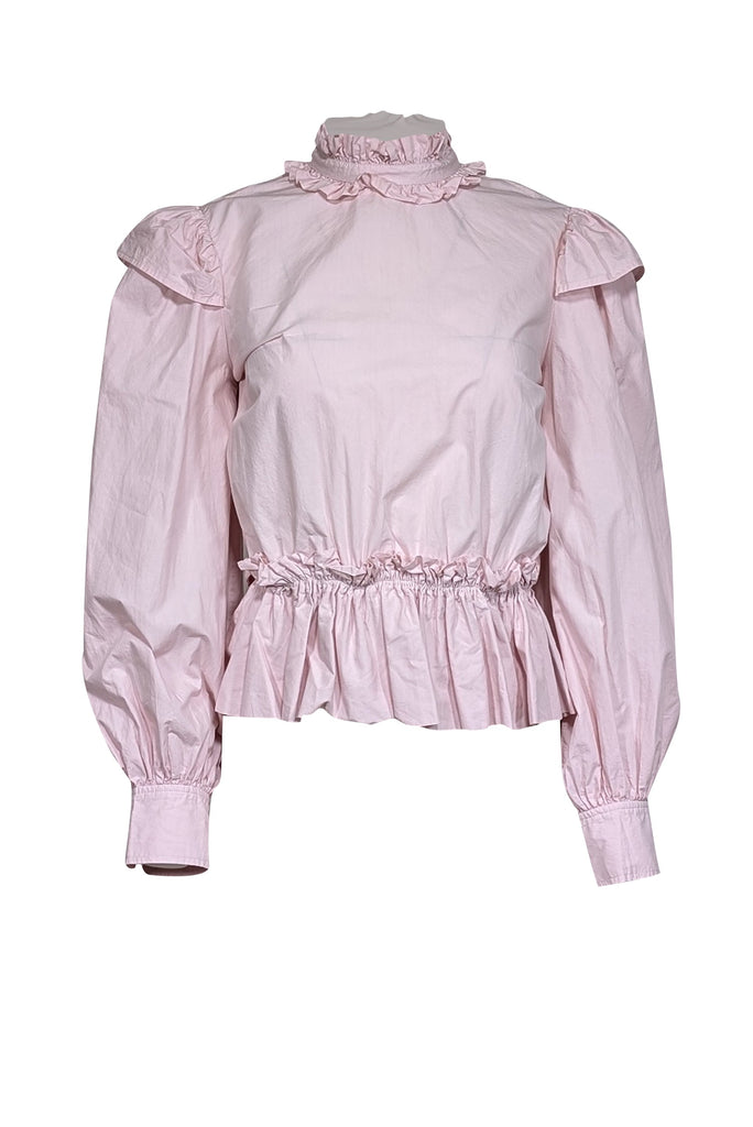 ganni-shirts-tops-m-pink-ganni