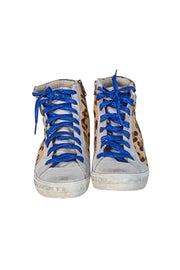 Current Boutique-Golden Goose - Tan Leopard Print Mid Star Sneaker Sz 10