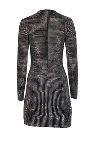 good american long sleeve dress FIT FOR SUCCESS LONG SLEEVE MIDI DRESS