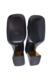 Current Boutique-Gucci - Black Leather Horsebit "Malaga Kid" Pumps Sz 9