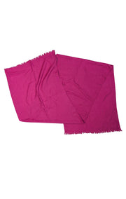 Gucci - Magenta Pink Wool Blend Scarf - Current Boutique