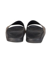 Current Boutique-Gucci - Brown Monogram "Not Fake" Slide Sandals Sz 7