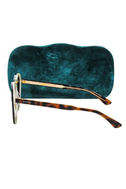 Current Boutique-Gucci - Black Front Frames w/ Brown Tortoise Sunglasses