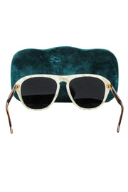 Current Boutique-Gucci - Black Front Frames w/ Brown Tortoise Sunglasses