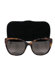 Current Boutique-Gucci - Brown Tortoise Large Round Sunglasses