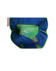 Current Boutique-Gucci - Green & Blue Monogram Embossed Leather Tote Bag