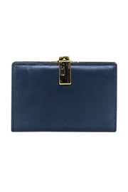 Current Boutique-Gucci - Navy Leather Square Wallet