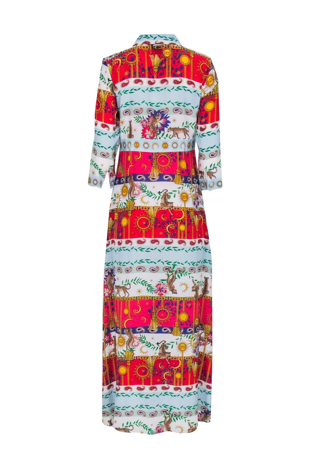 hayley menzies shirt dress Hayley Menzies Pink Silk Maxi Shirt Dress