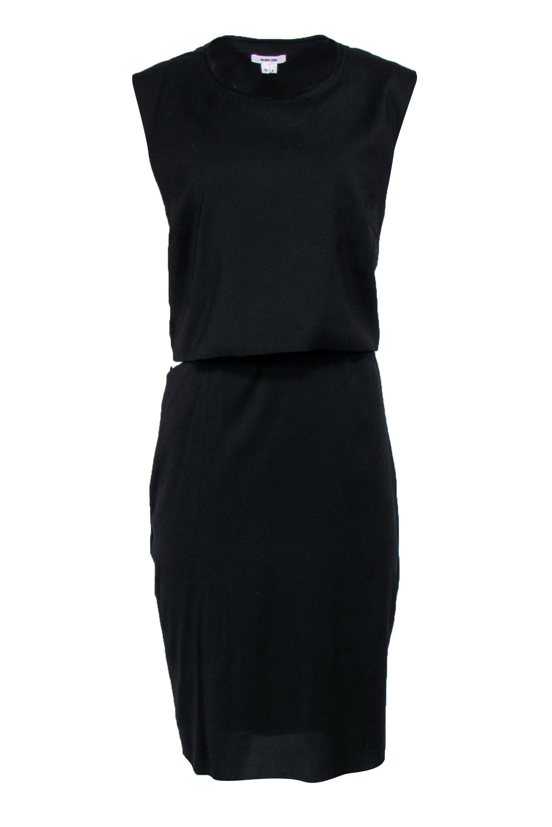 Helmut Lang - Black Sleeveless Side Cutout Dress Sz 4