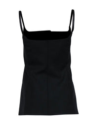 Current Boutique-Helmut Lang - Black Wool Blend Blazer Top Sz S