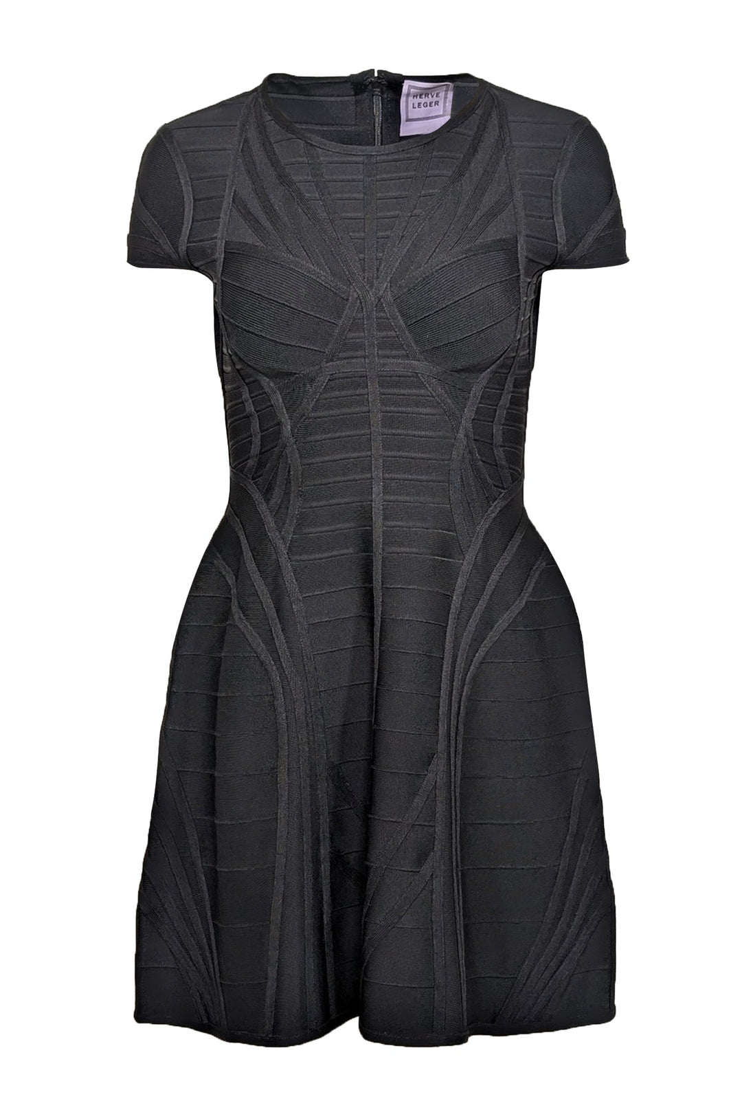 princess polly baby blue dress Herve Leger Mila Gown in Black main image 0
