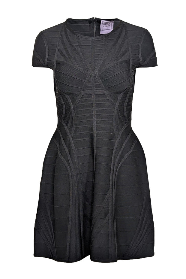 bandage flare dress Women's Turtleneck Long Flare Sleeve Bandage Hips Wrapped Long Dress, Solid Color