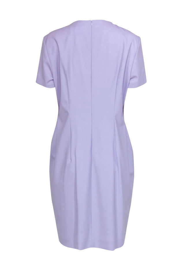 Hugo Boss - Lavender Short Sleeve Shift Dress Sz 12 Hugo Boss - Lavender Short Sleeve Shift Dress Sz 12