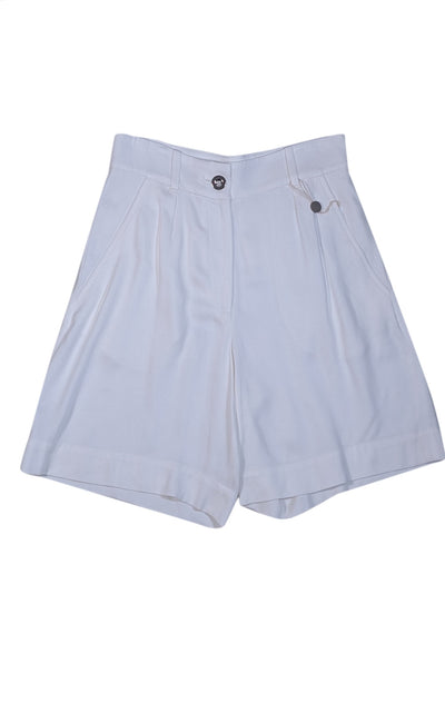 IRO - Ivory High Waist Long Shorts Sz 6 - Current Boutique