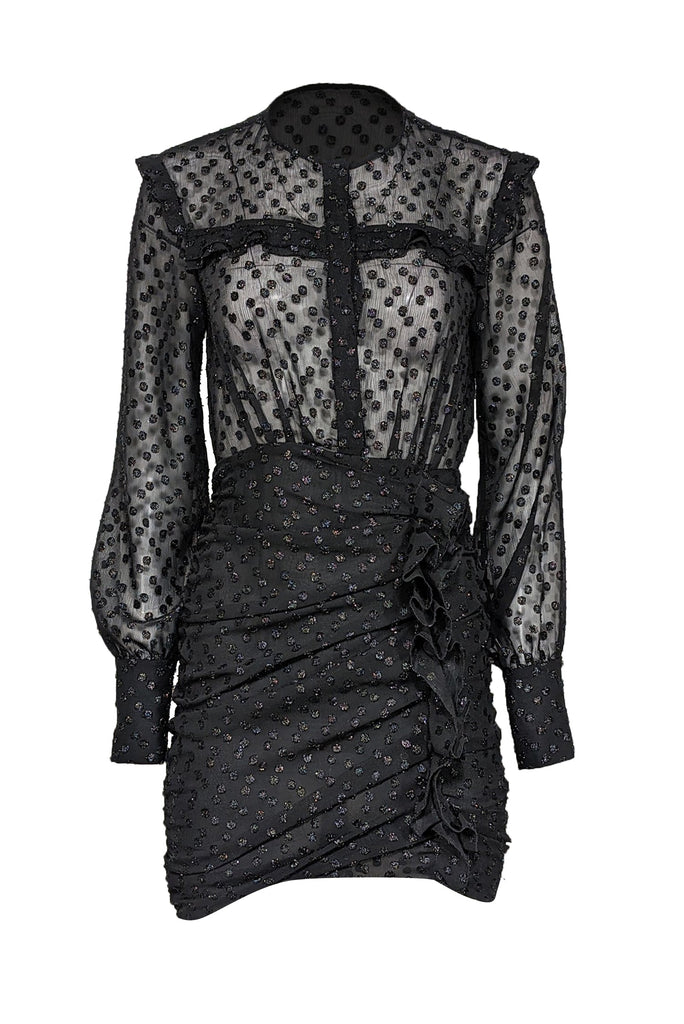 isabel marant metallic dress Isabel Marant Dalie Dress in Metallic