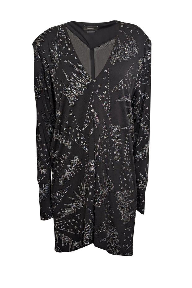 sachin and babi light blue dress Etoile Isabel Marant Elodie Floral-Print Smocked Ruffle Mini Dress