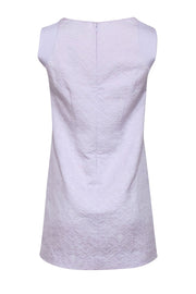 Current Boutique-J.Crew - Light Lilac Geometric Jacquard Shift Dress Sz PS