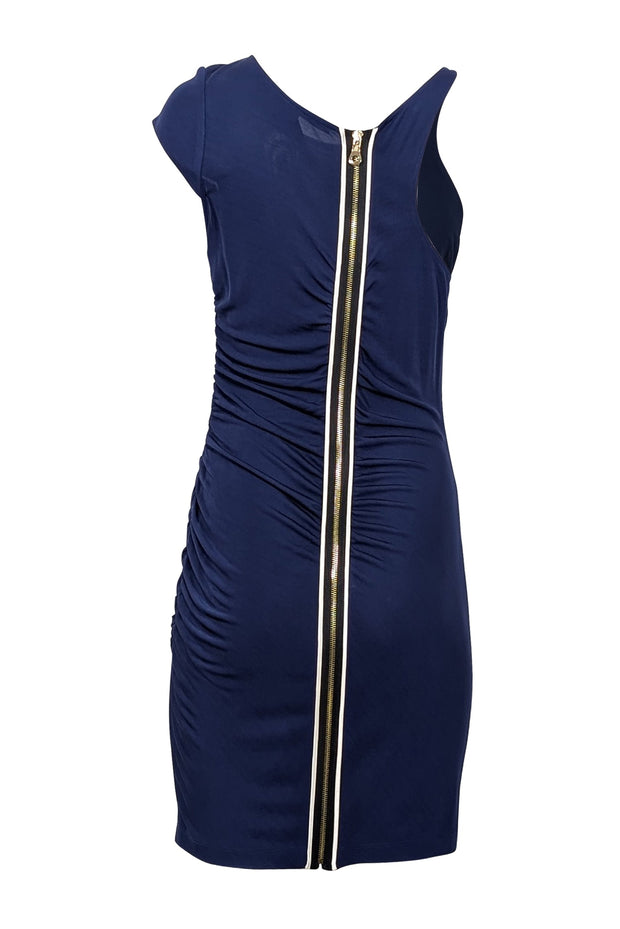 jay godfrey blue dress Jay Godfrey Dixie One Shoulder Gown in Cobalt