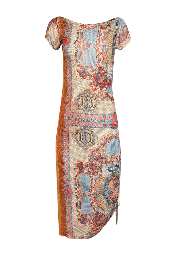 jean paul gaultier orange dress Maxi dress