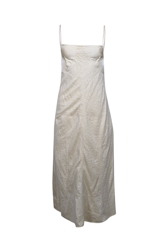 jil sander lace dress Jil Sander Lace-panel Midi Dress