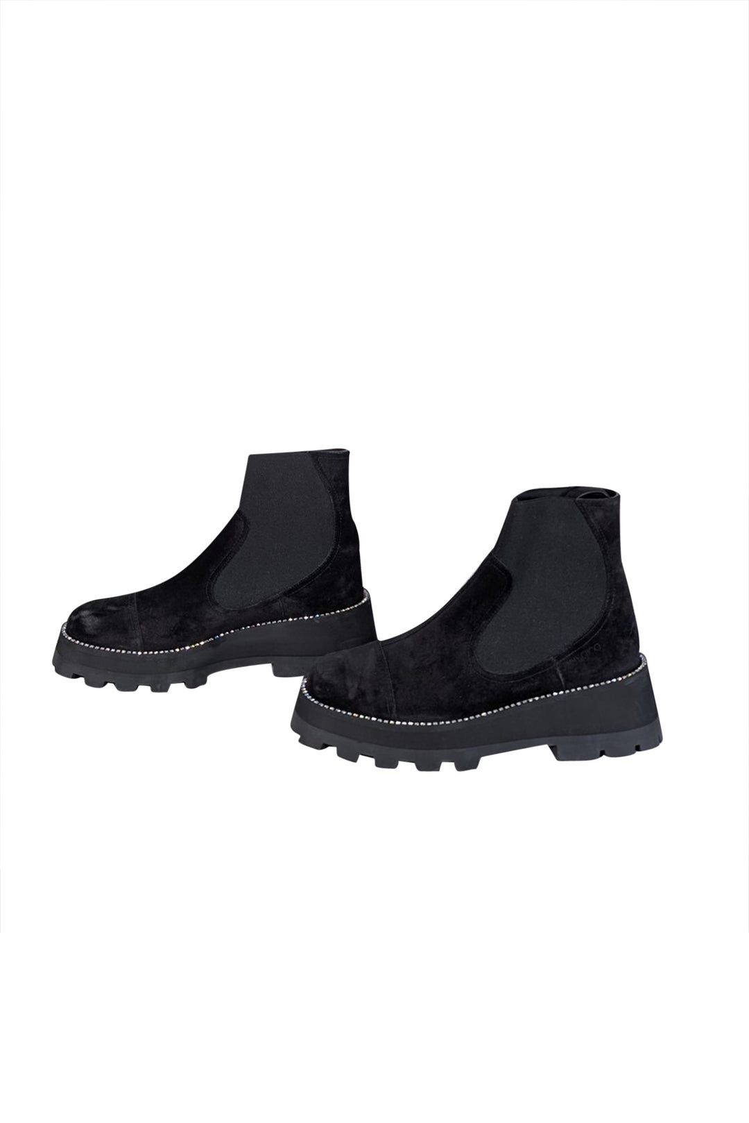 MOLO SHORT BOOTS M ブラック YELLO / TOKYO BLACK SINGLE SNEAKER SHORT BOOTS