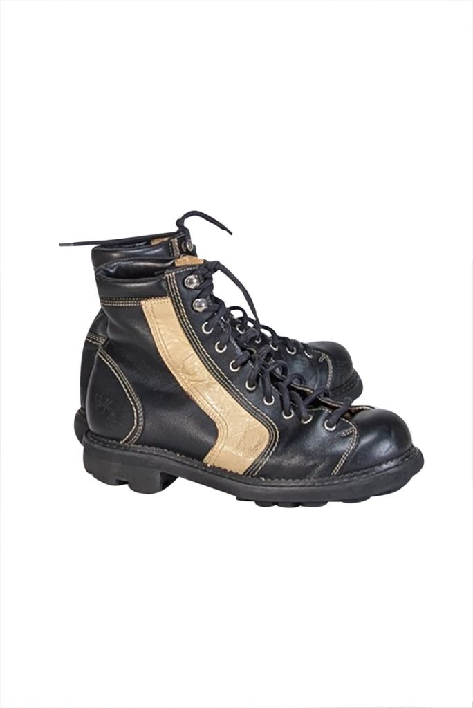 John Fluevog Classics Black Leather Lace Up Shoes Mens 8.5 Womens 10.5 John Fluevog Women main image 4