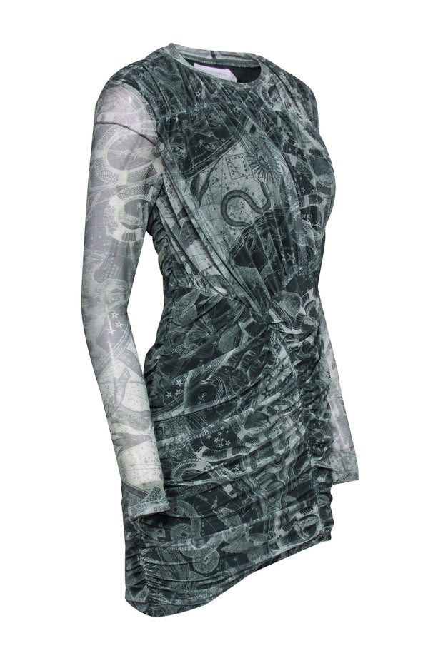 jonathan simkhai ruched dress JONATHAN SIMKHAI STANDARD Lucy Slinky Jersey Cutout Ruched Dress in Black