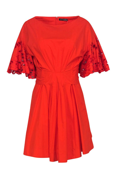 josie natori lace dress Josie Natori Black Lace Nude Lining Dress Square Neck Short Sleeve Zipper 12