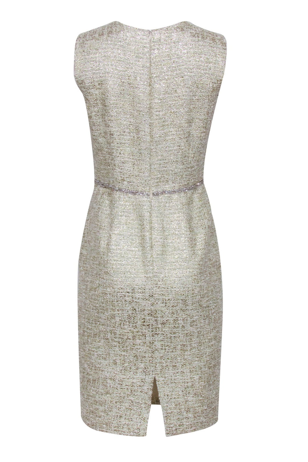 metallic tweed sheath dress Kalinka
