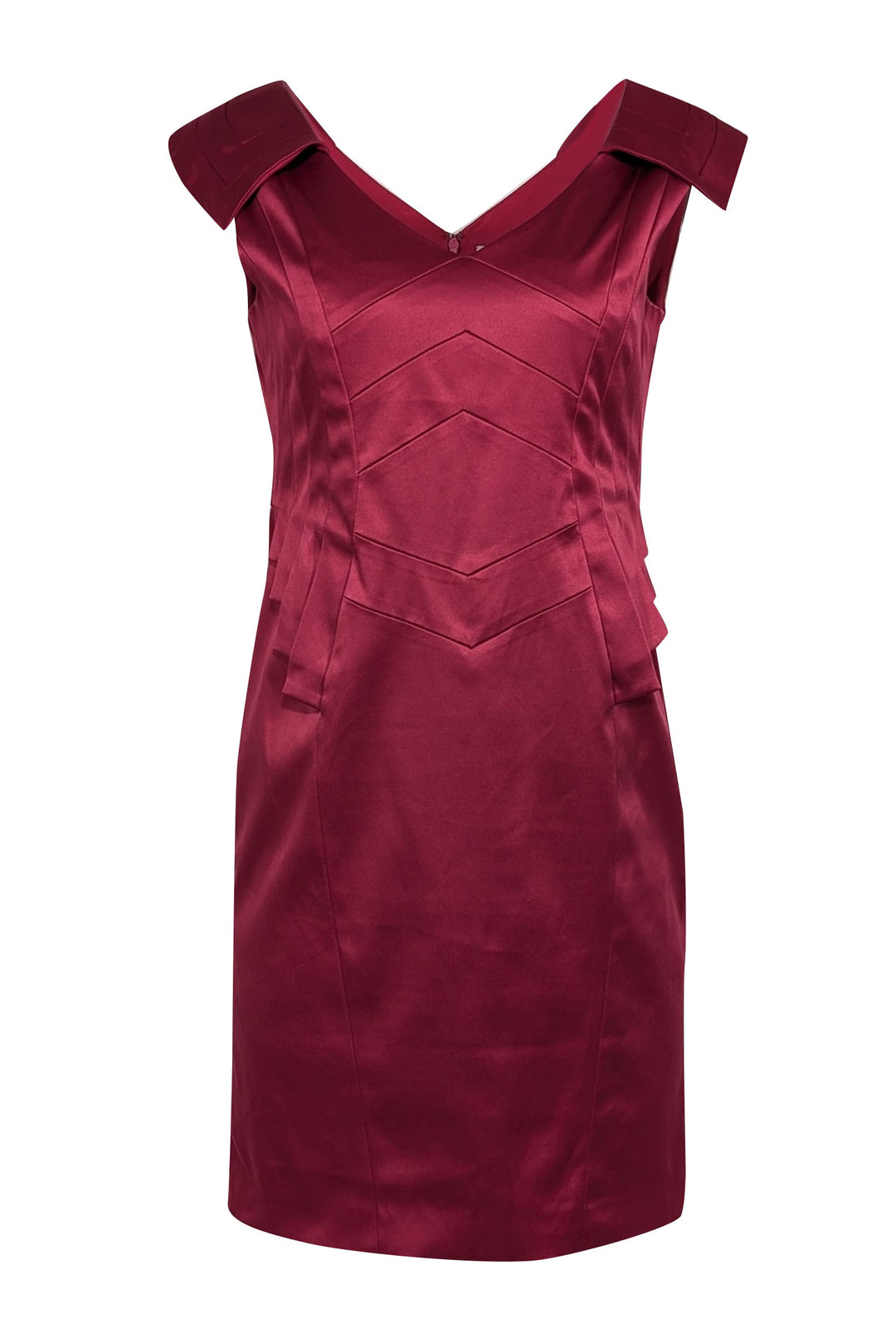 Karen Millen - Pink Sleeveless w/ Shoulder Flaps Cocktail Dress Sz 10