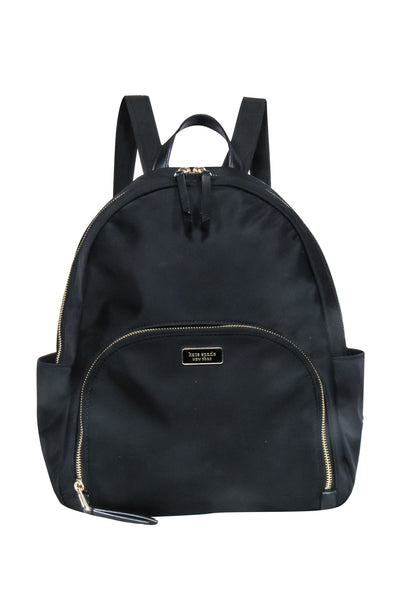 Current Boutique-Kate Spade - Black Nylon Zip Around Backpack