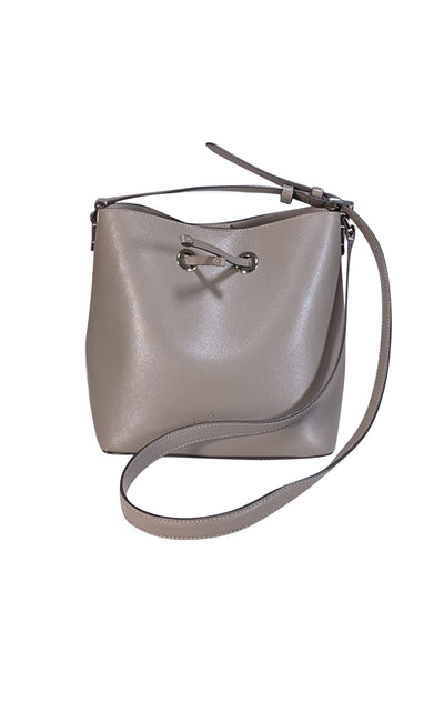Kate Spade - Grey Leather Bucket Bag - Current Boutique