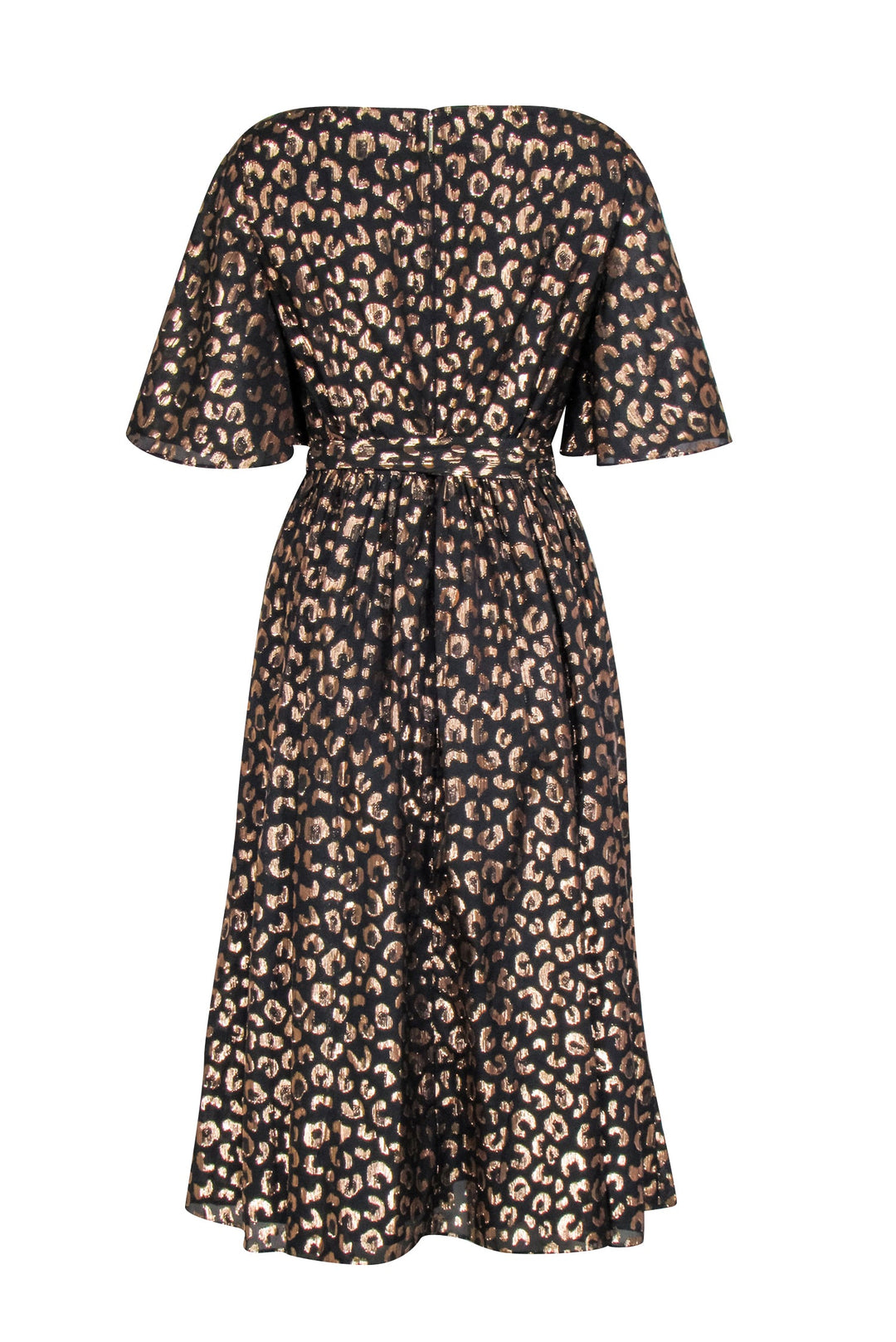 black and gold animal print dress Miss Circle Women's Raizel Gold Beaded Sequin Bodycon Gown with Scarf