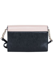Current Boutique-Kate Spade - Beige & Black Saffiano Leather Mini Crossbody Bag