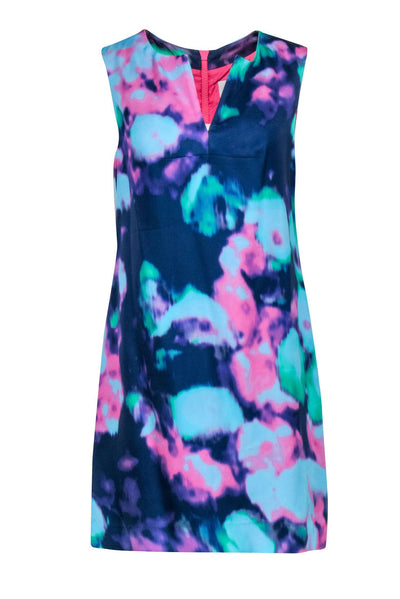 Kate Spade - Pink, Purple, Blue, & Green Tie Dye Sleeveless Shift Dres Kate Spade - Pink, Purple, Blue, & Green Tie Dye Sleeveless Shift Dres