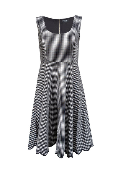 Kate Spade - Black & White Checkered Sleeveless Dress Sz M Kate Spade - Black & White Checkered Sleeveless Dress Sz M