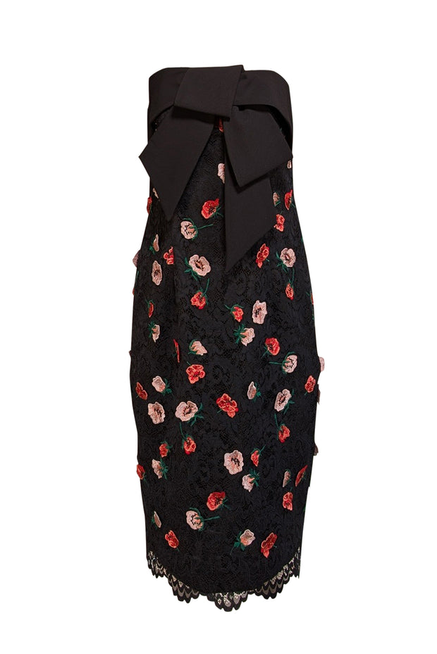 Lela Rose - Black Sleeveless Lace Detail Dress Sz 6 Lela Rose - Black Sleeveless Lace Detail Dress Sz 6
