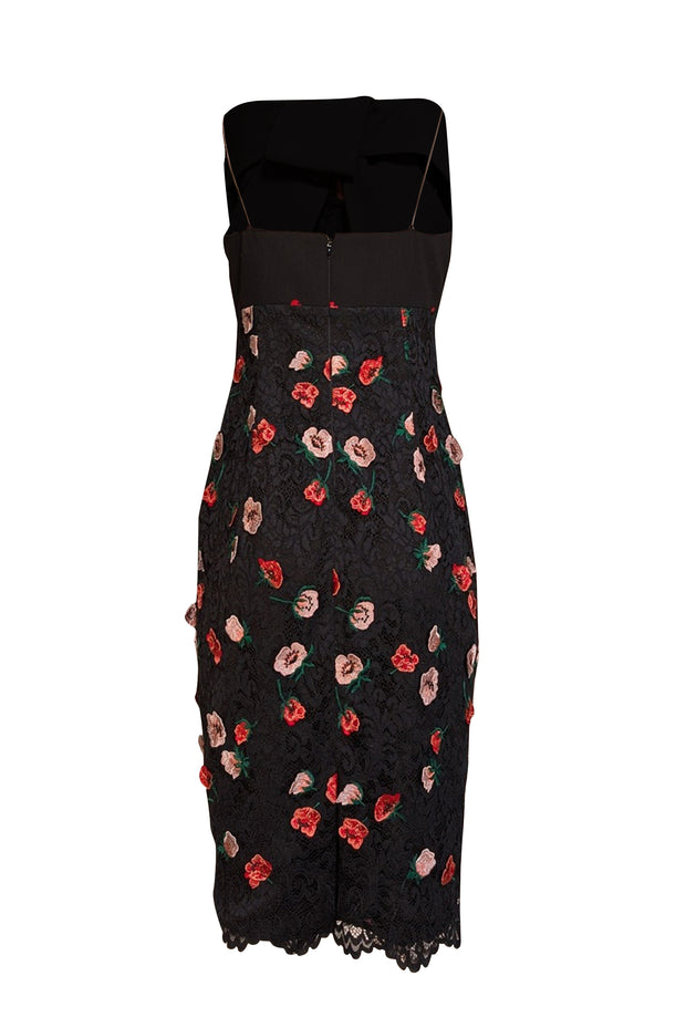 Lela Rose - Black Sleeveless Lace Detail Dress Sz 6 Lela Rose - Black Sleeveless Lace Detail Dress Sz 6